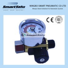 Spray Gun Pneumatic Air Pressure Regulating Valve Gauge